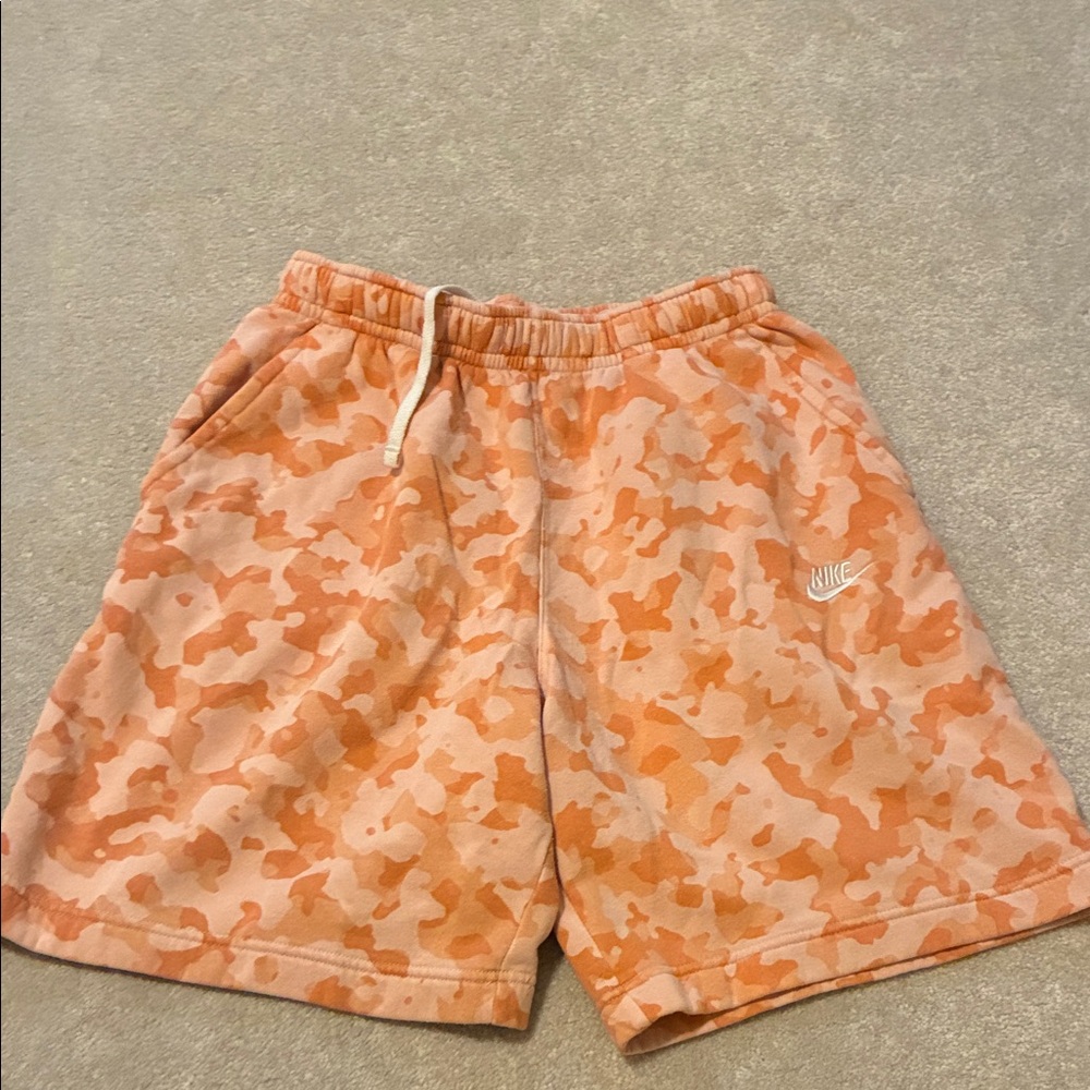 Nike Vibrant Orange Camo Shorts